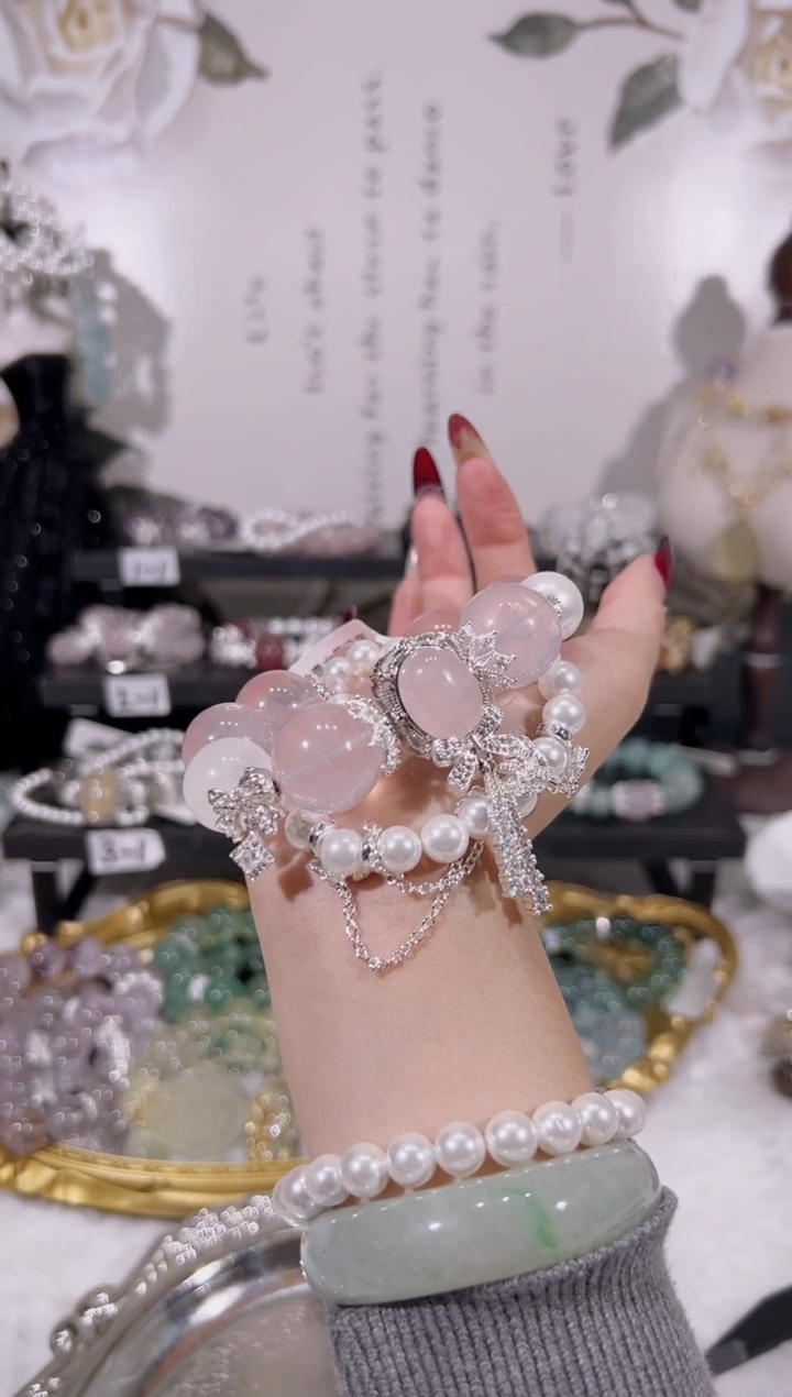 【闪购商品】水晶手链未镶嵌天然水晶默认微瑕，多样性发货发其一
