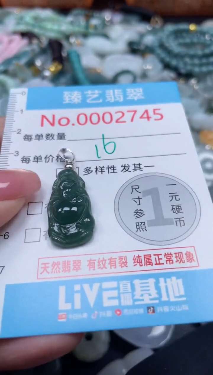 颈饰未镶嵌翡翠2745