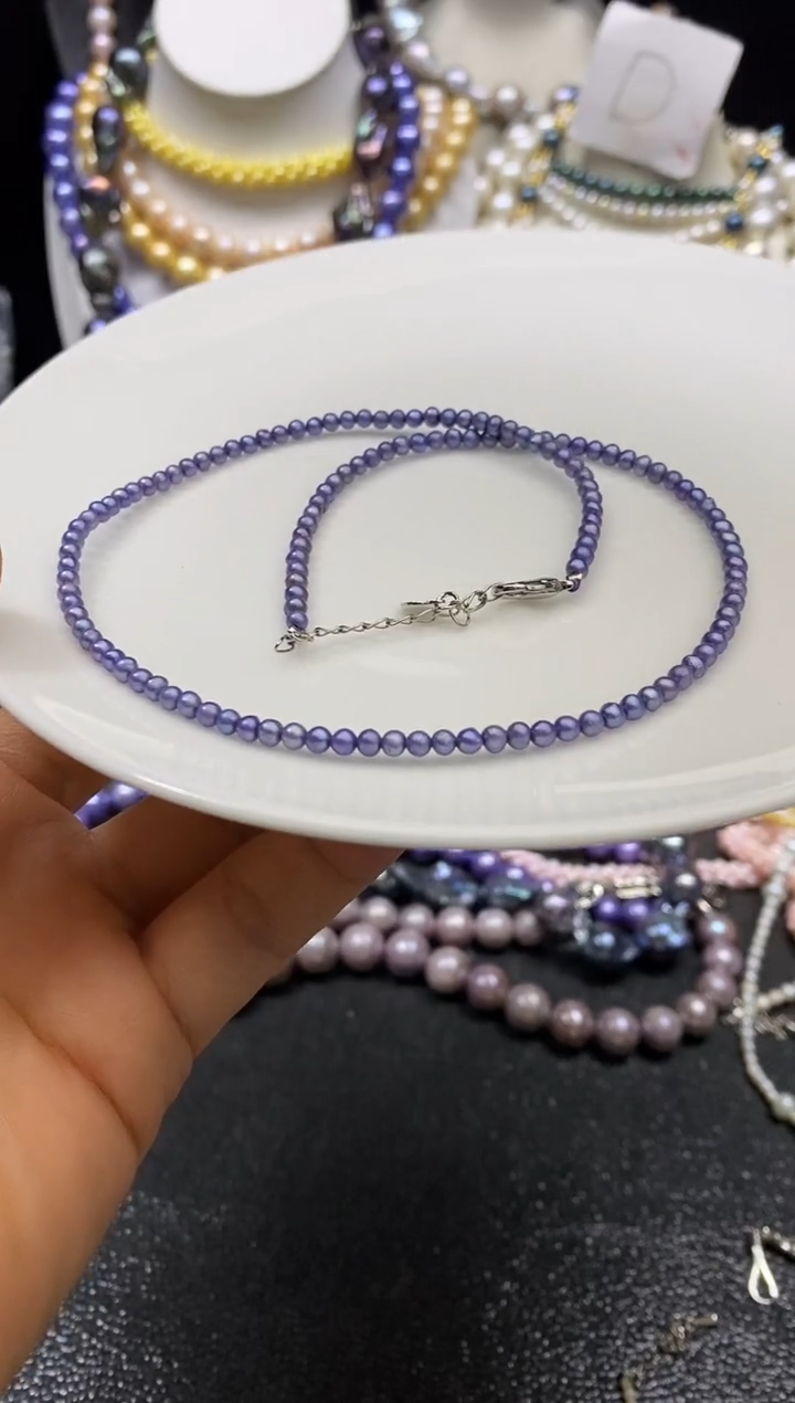 淡水珍珠未镶嵌颈饰多人