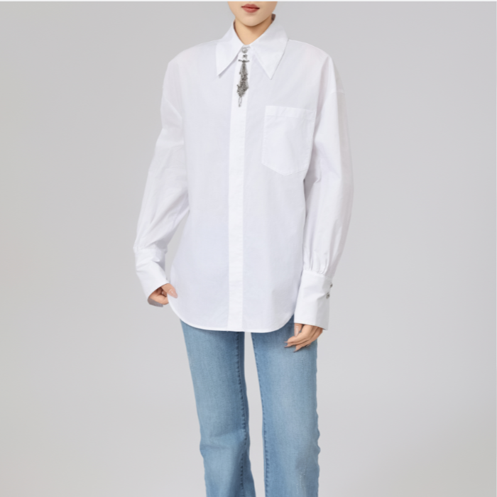 AMASS/阿玛施25春季新款时尚设计款衬衫530052