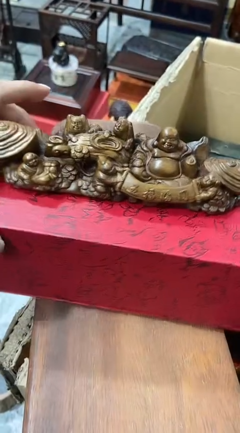 【闪购商品】CX 五福临门摆件///////