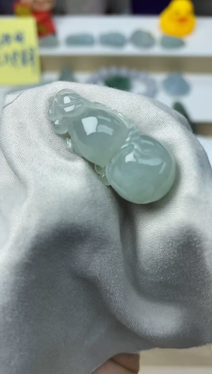 颈饰未镶嵌翡翠雅*20天然缅甸翡翠A货