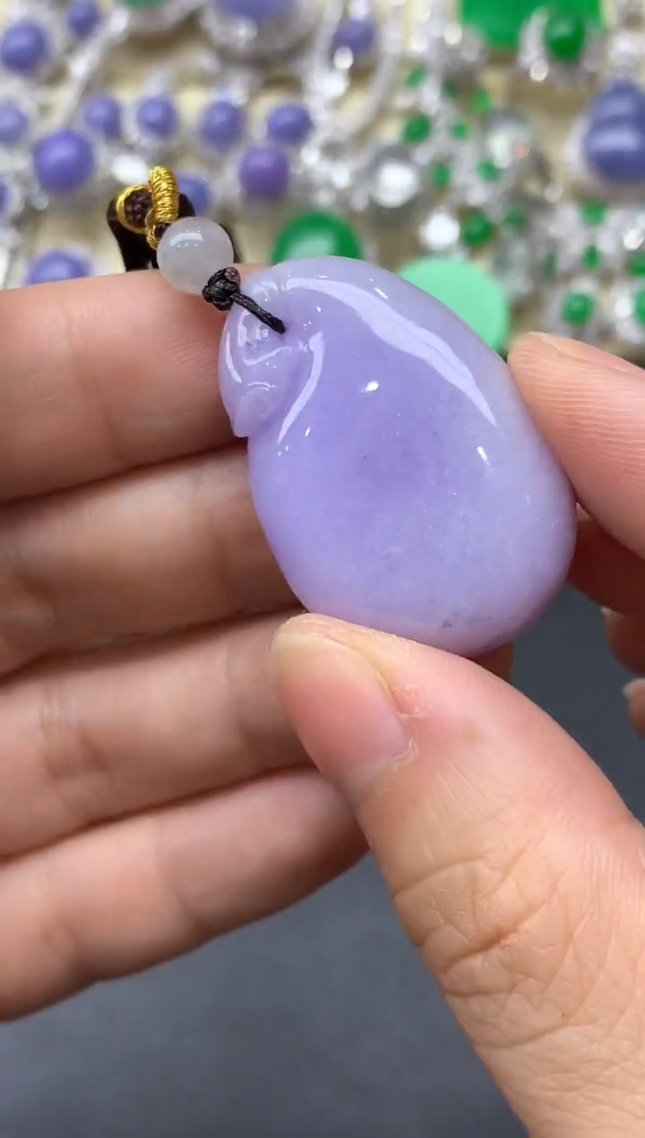 颈饰未镶嵌翡翠105-中国好珍宝