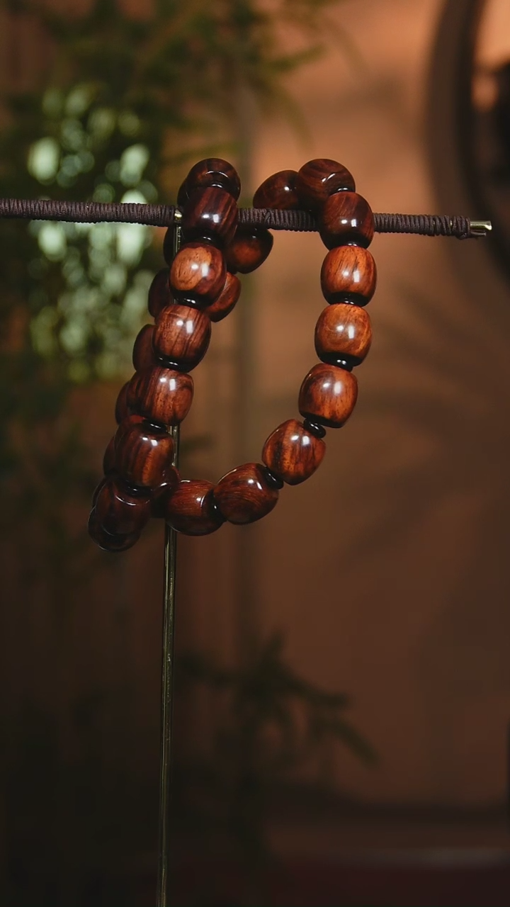 【闪购商品】黄花梨/降香黄檀手串/手链桶珠发其一