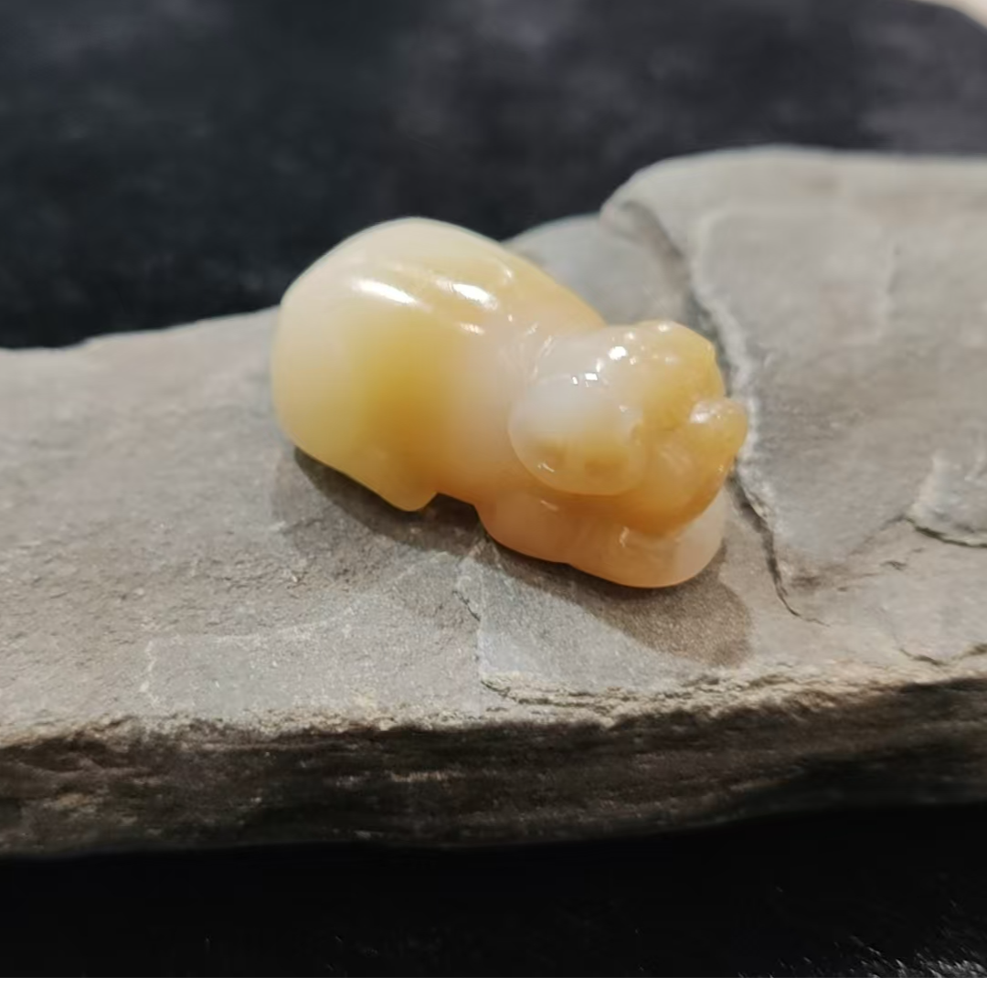 MZ0977糖白玉和田玉挂件30.3548g