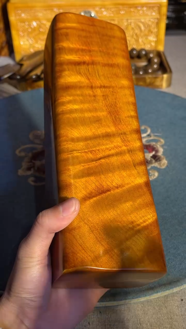 乌木类成套家具金丝楠枕头 16