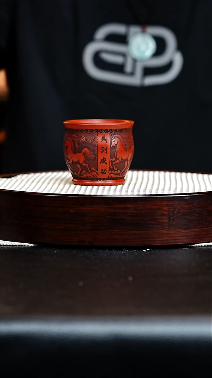 茶壶紫砂宜兴紫砂 马到成功 主人杯