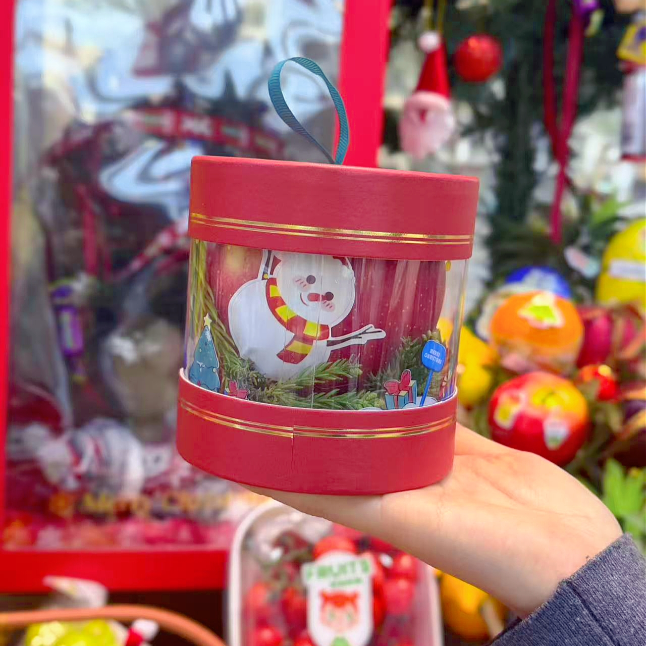 【节日礼物】圣诞雪原苹果1个     包装随机发货甘肃省