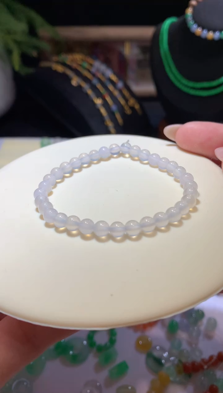 【闪购商品】定制翡翠未镶嵌手串福利 3.8+0