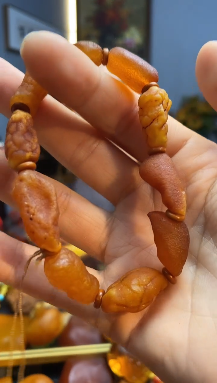 手链琥珀未镶嵌手串