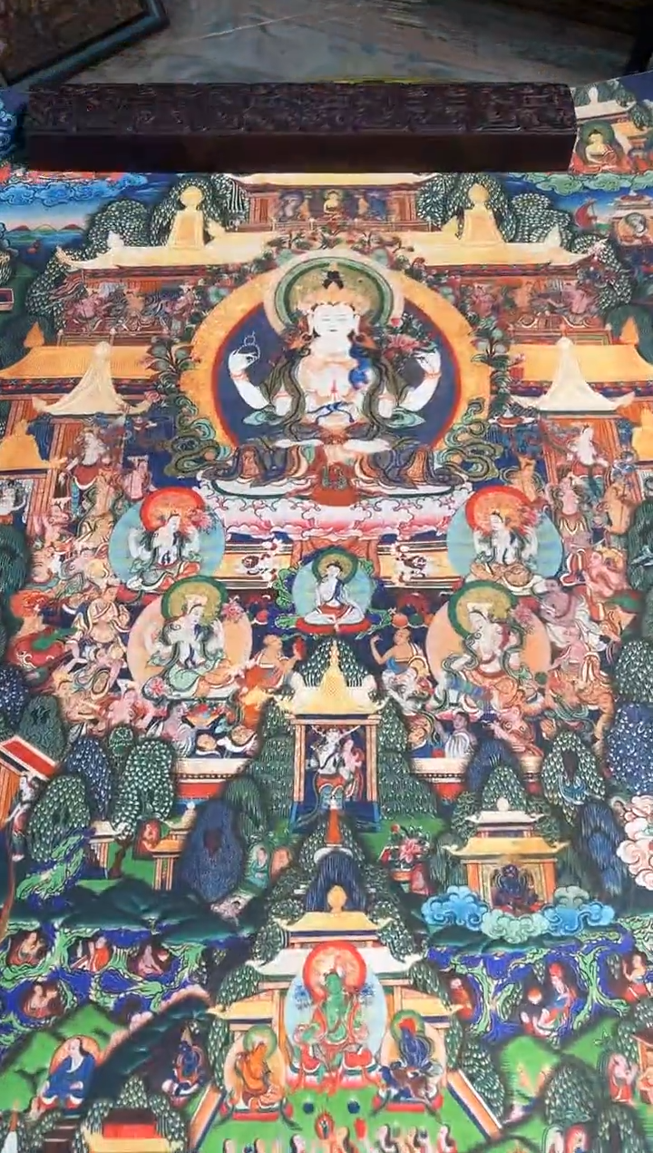 卷轴画路路的唐卡tk160