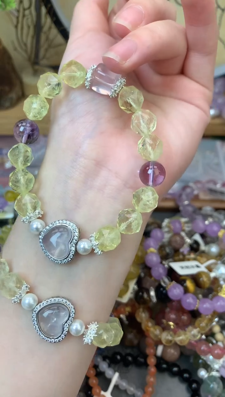 【闪购商品】黄晶手链未镶嵌1011手串