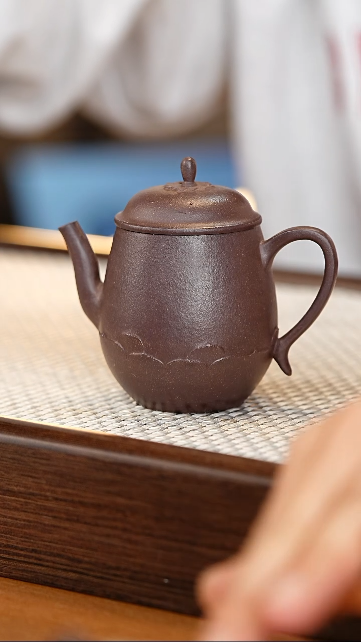 【闪购商品】紫砂茶壶天青高莲100cc