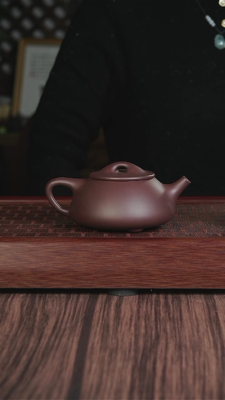 【闪购商品】紫砂茶壶lxc  紫泥 景舟石瓢3