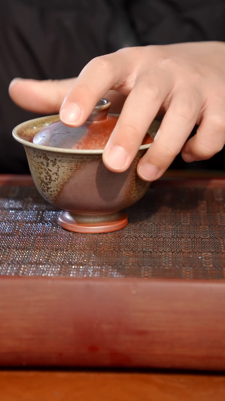 陶瓷奢瓷/瑞寅柴烧茶器（盖碗）533