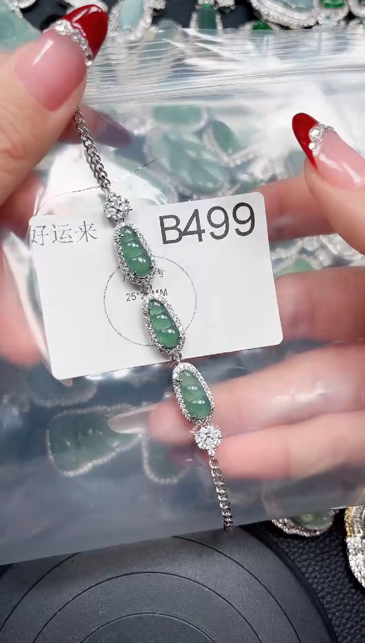 【闪购商品】翡翠颈饰未镶嵌赠皮绳499