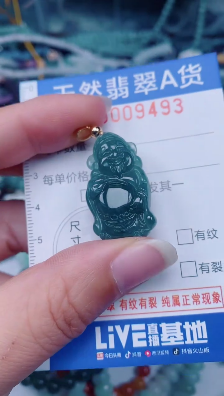 颈饰未镶嵌翡翠00009493