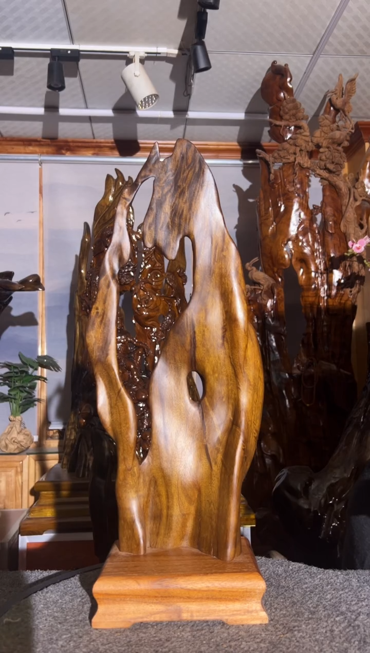 【闪购商品】金丝楠小叶桢楠乌木摆件