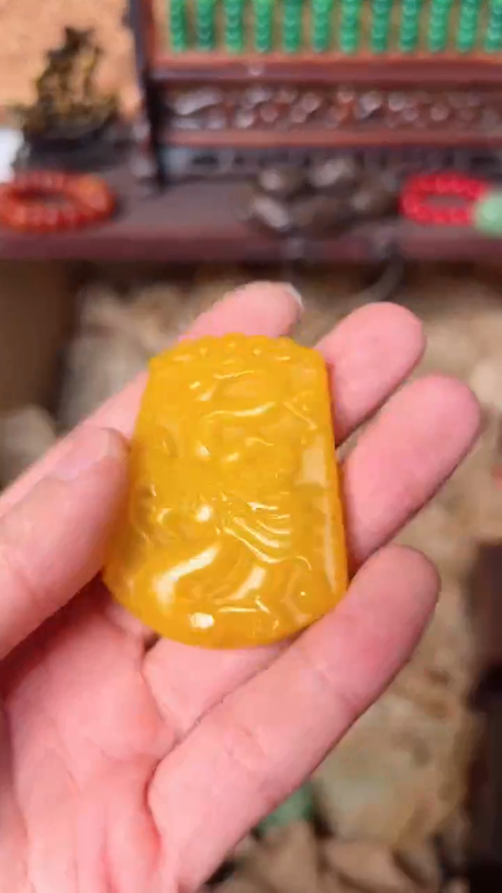 【闪购商品】和田玉挂件未镶嵌好运来直播间专属链接