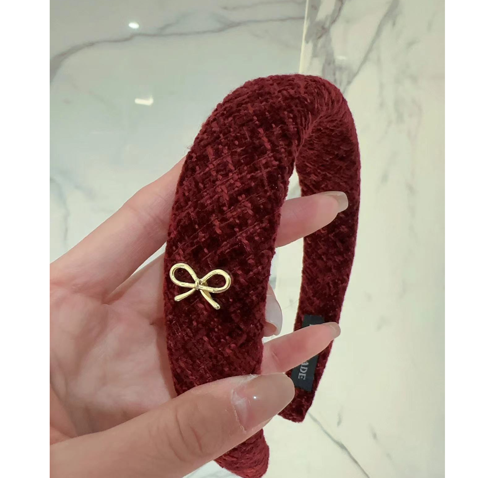 【大静静】“蝴蝶结”富家千金红色发箍