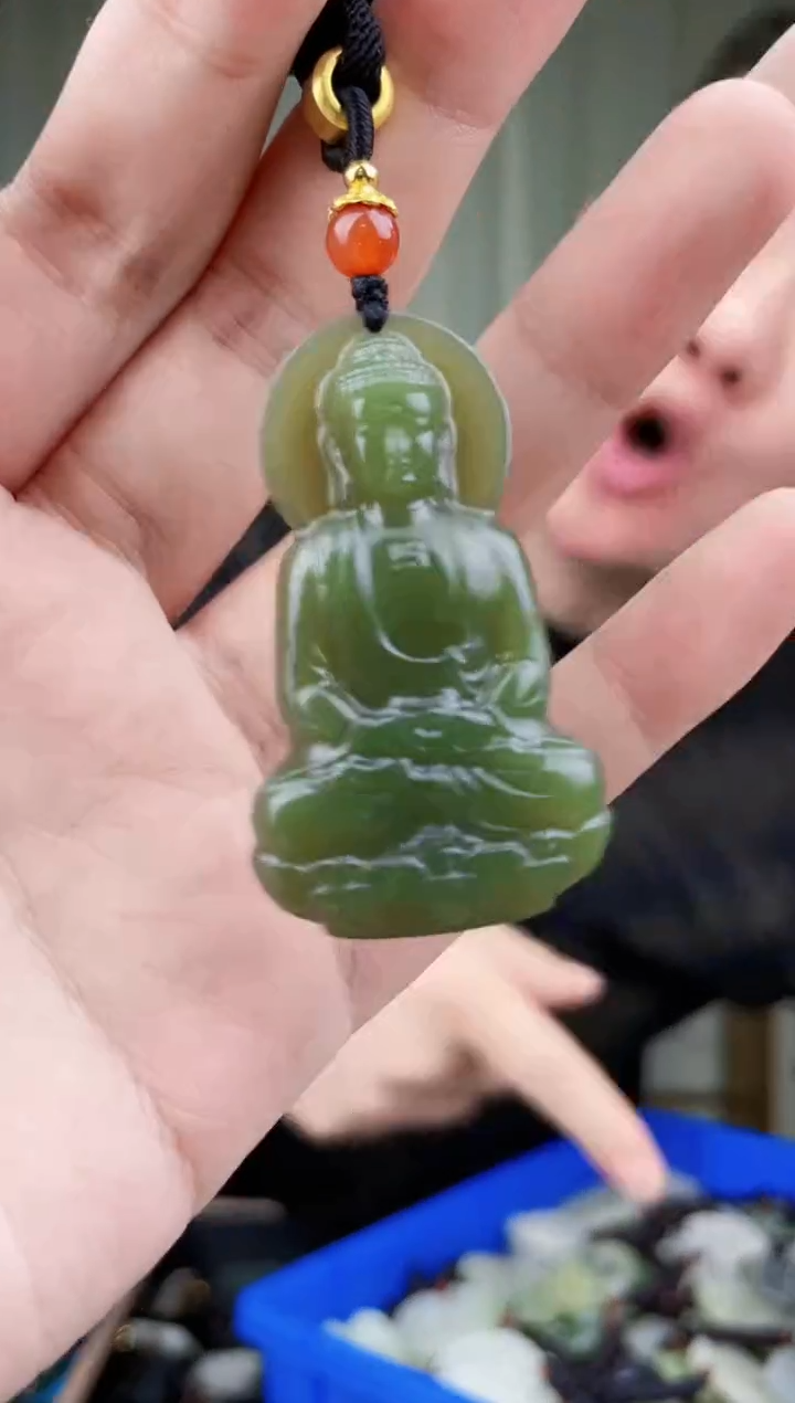 和田玉未镶嵌挂件拍一发一，多样性发货！
