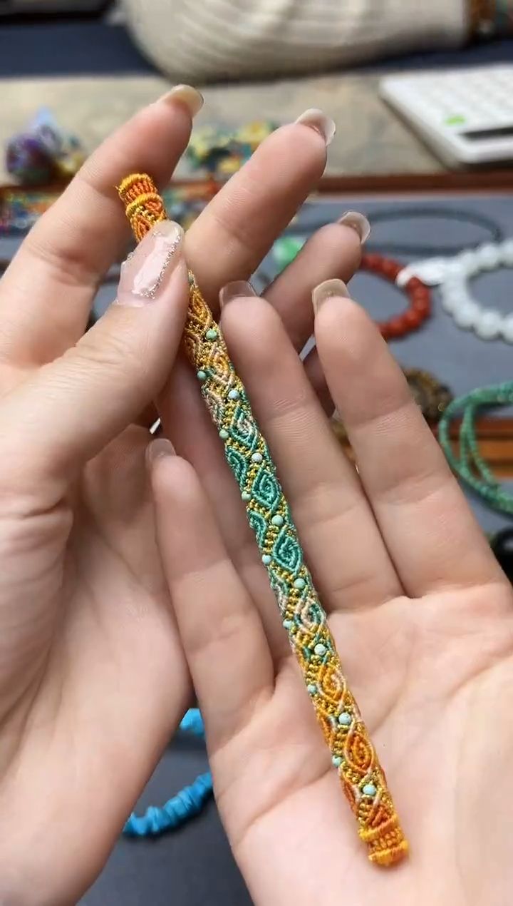 未镶嵌车挂玛瑙/玉髓?****?玛瑙配饰手绳GW