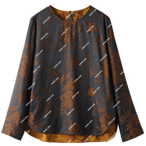 【金琉璃】桑蚕丝双面穿香云纱打底衫DX24AW046