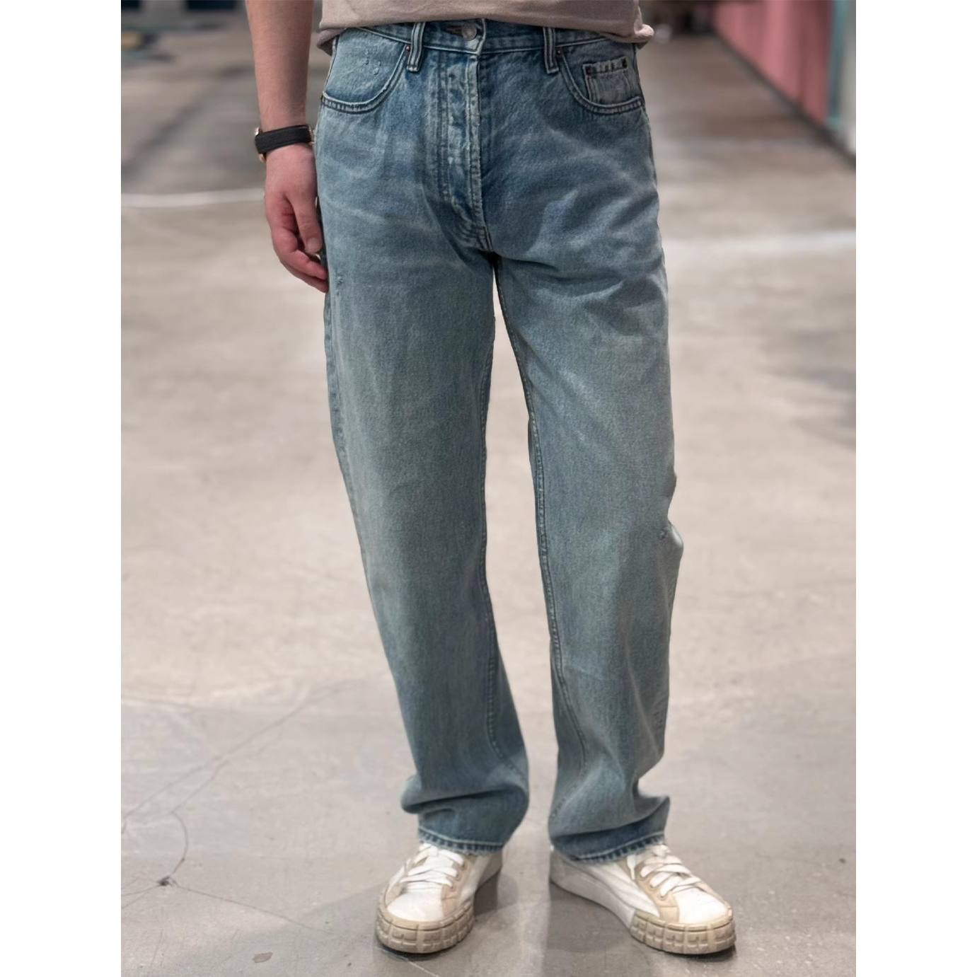 7650版“法式优雅 意产candiani棉BLUE BEAT"大师水洗 牛仔裤