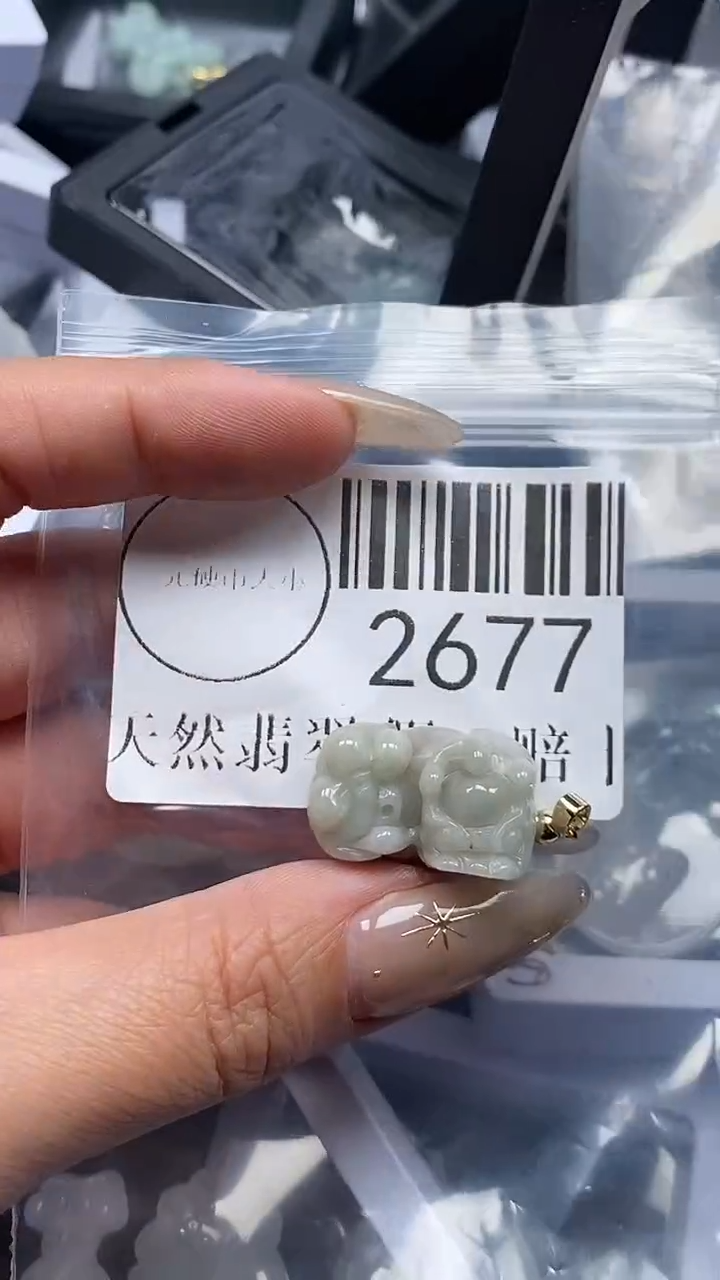 颈饰未镶嵌翡翠2677