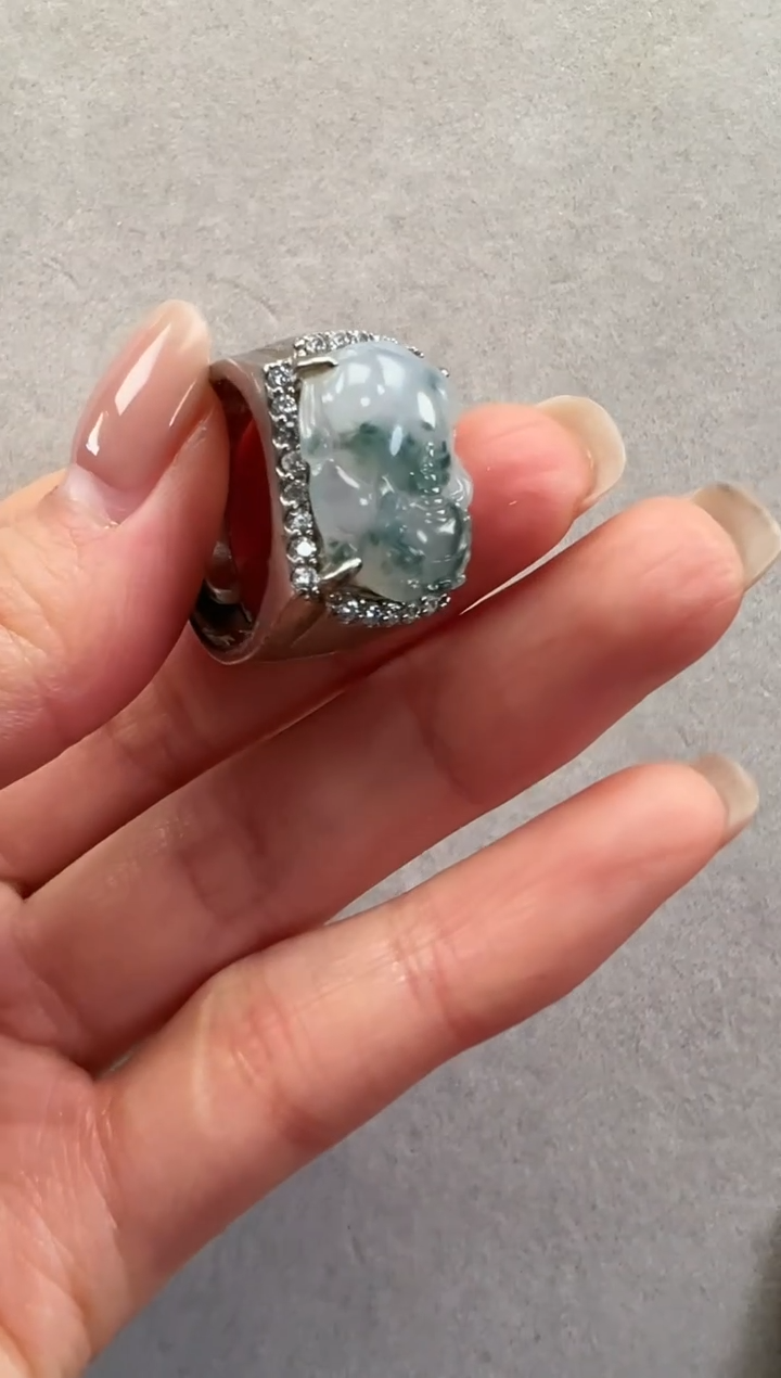 【闪购商品】翡翠戒指未镶嵌翡翠