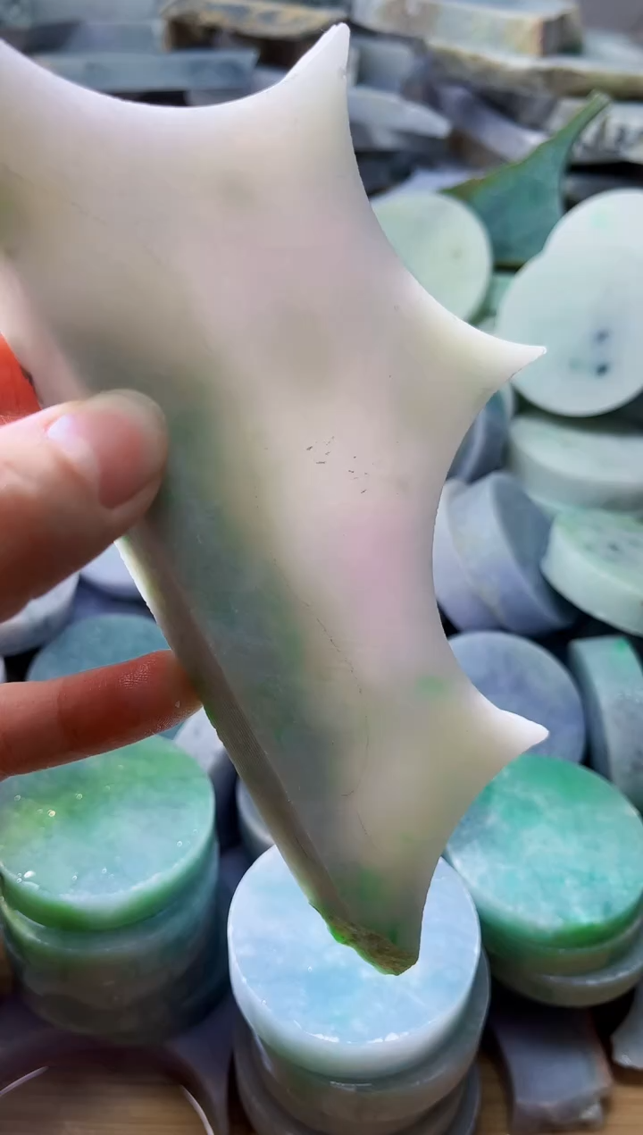 裸石翡翠天然翡翠A货古 南 256