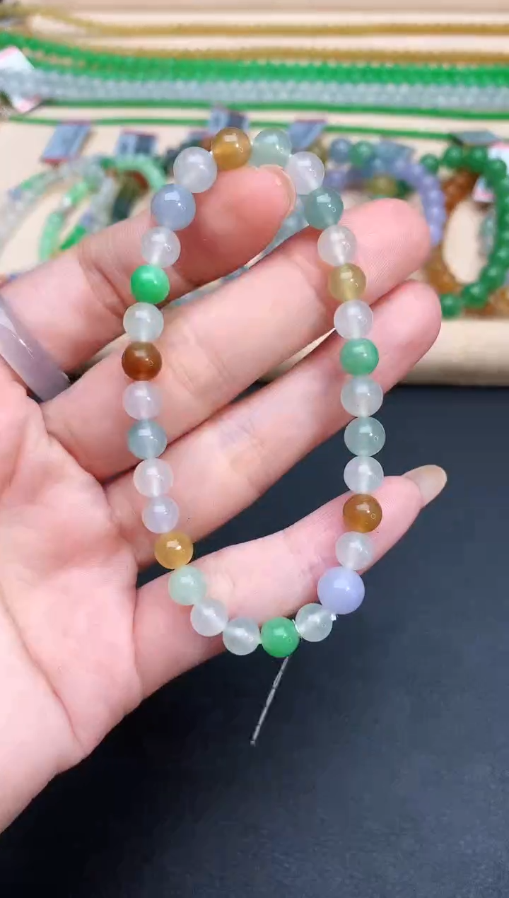 未镶嵌手串翡翠45|1980+0