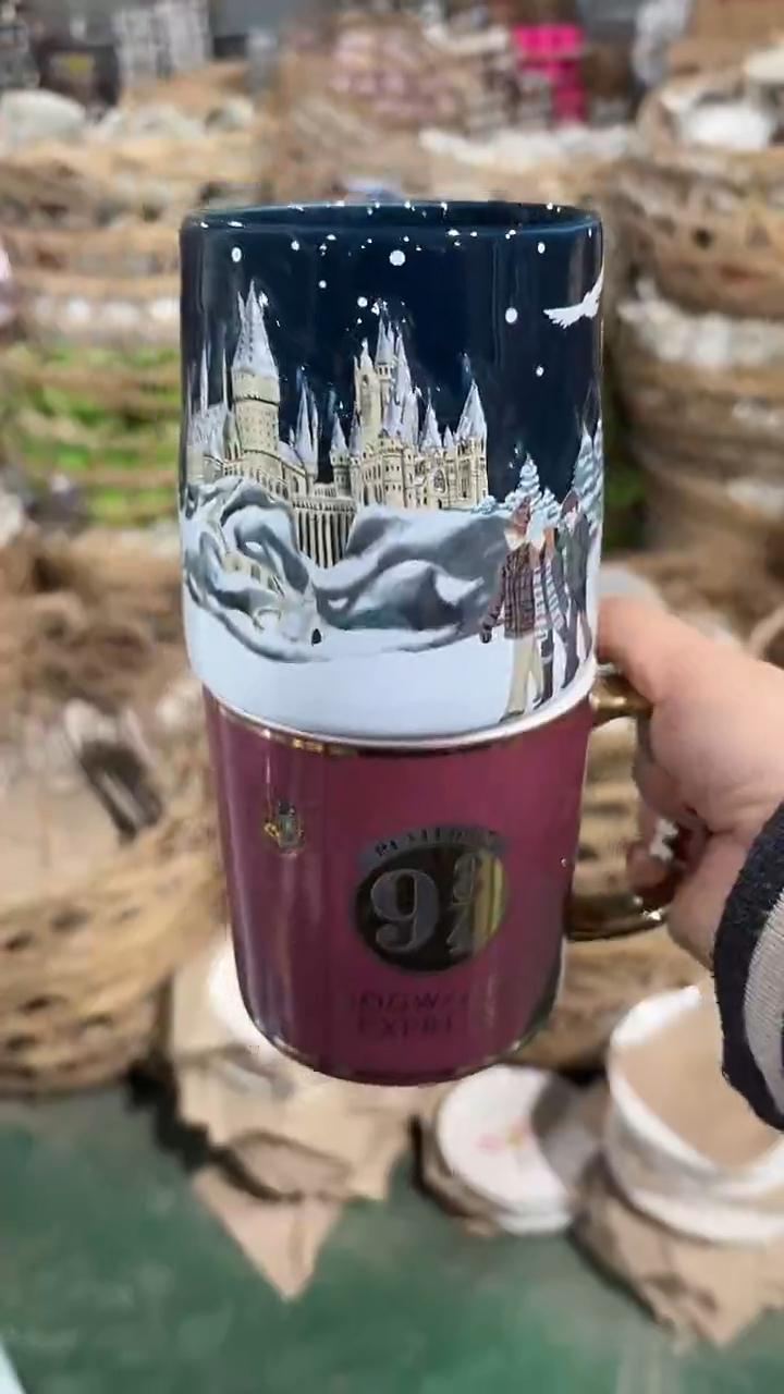 陶瓷手柄款家湖高温陶瓷杯 微瑕