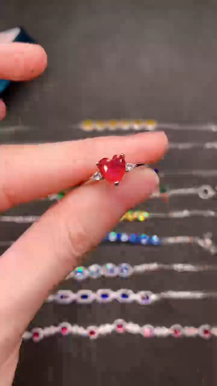 【闪购商品】红宝石戒指银S925镶嵌.......