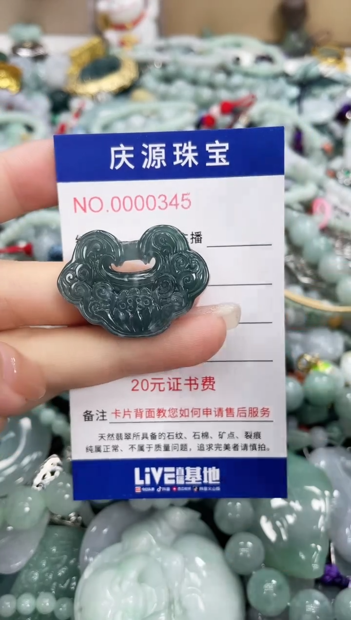 翡翠未镶嵌颈饰280