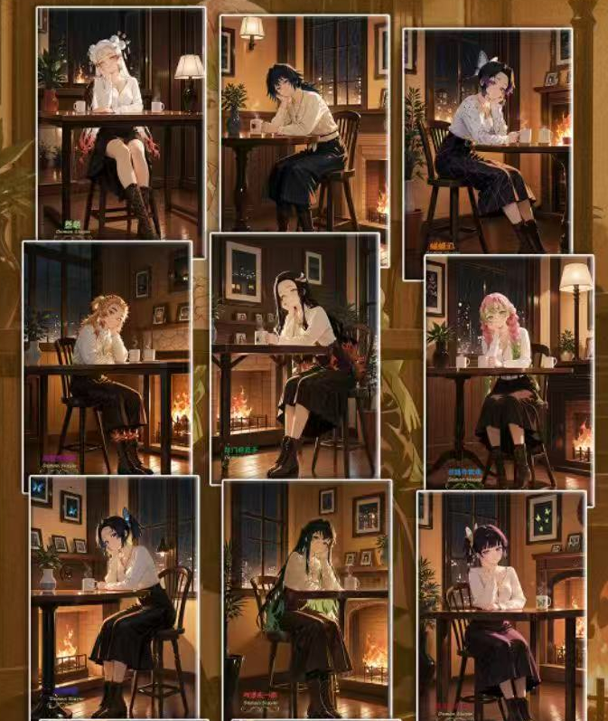 【新人-无限叠-保底2包】慧欣文创-鬼灭之刃色纸（默认代拆）