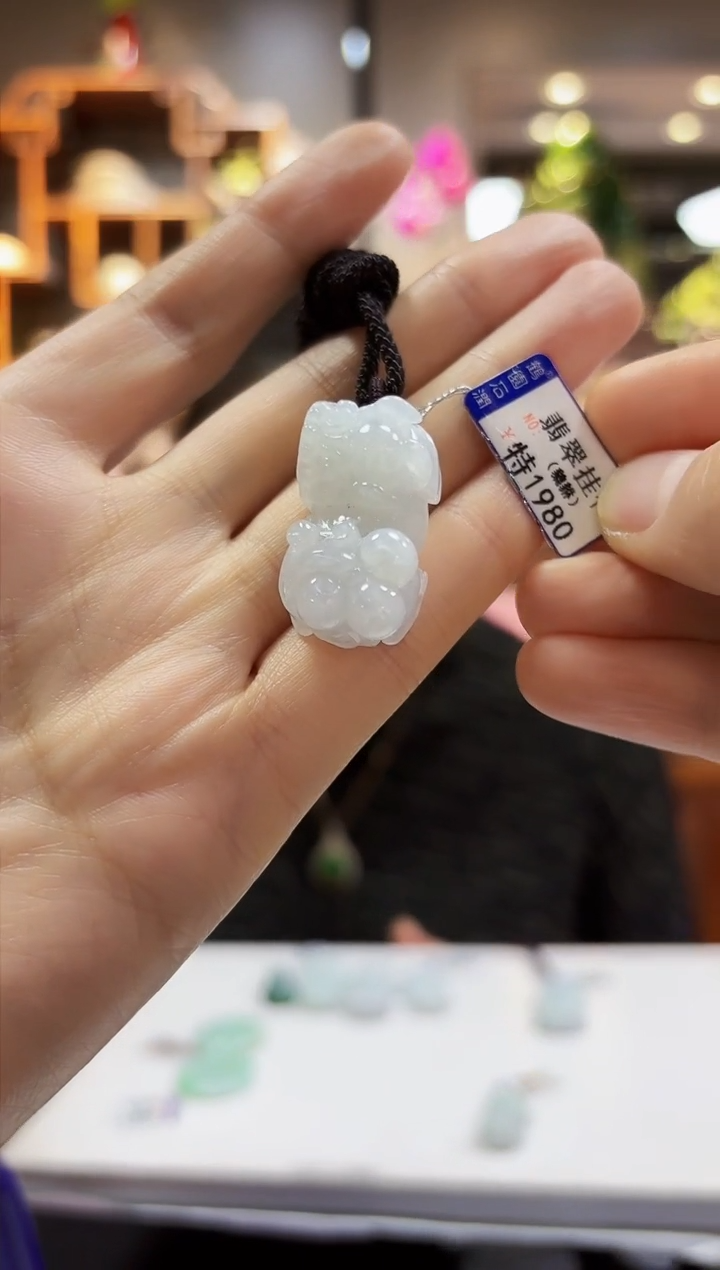 【闪购商品】翡翠颈饰未镶嵌挂件