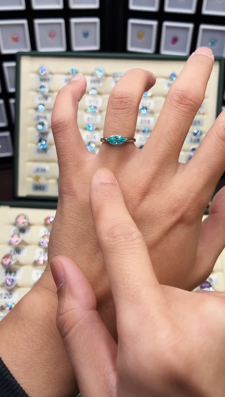 银S925镶嵌戒指碧玺799