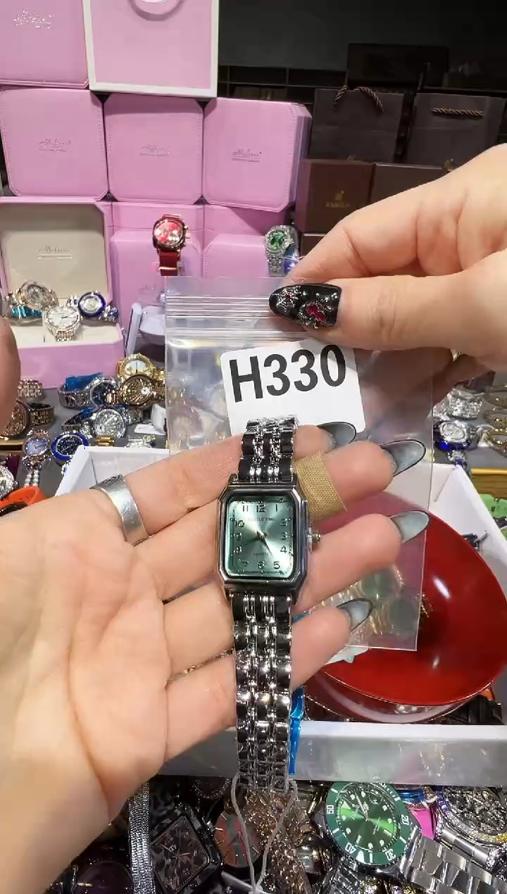 石英机芯不锈钢不锈钢直播定闪专用