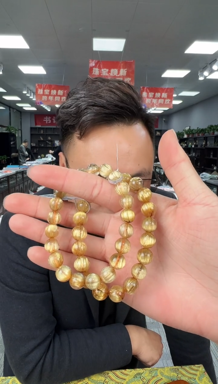 【闪购商品】水晶手链未镶嵌B45 GCK1007约9mm多样性发一