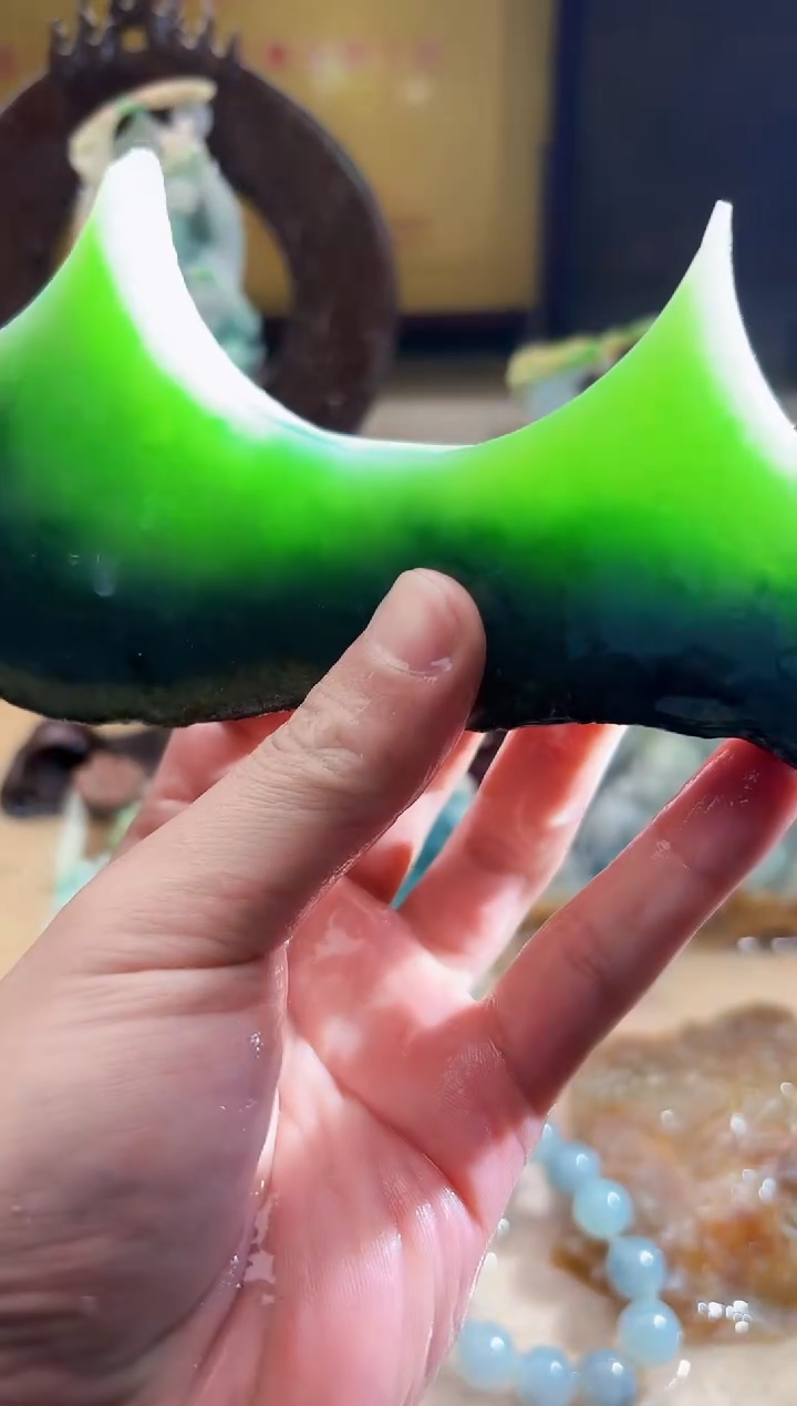 未镶嵌挂件翡翠A货张麦6573