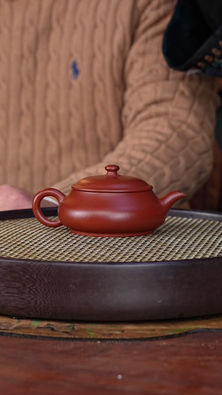 【闪购商品】紫砂茶壶洪滔18-12 龙山朱砂明炉