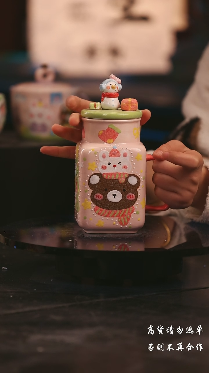 陶瓷景德镇可爱设计师款陶瓷 