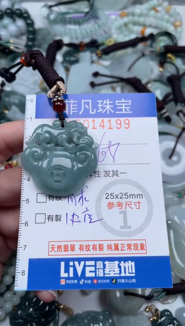 颈饰未镶嵌翡翠14199