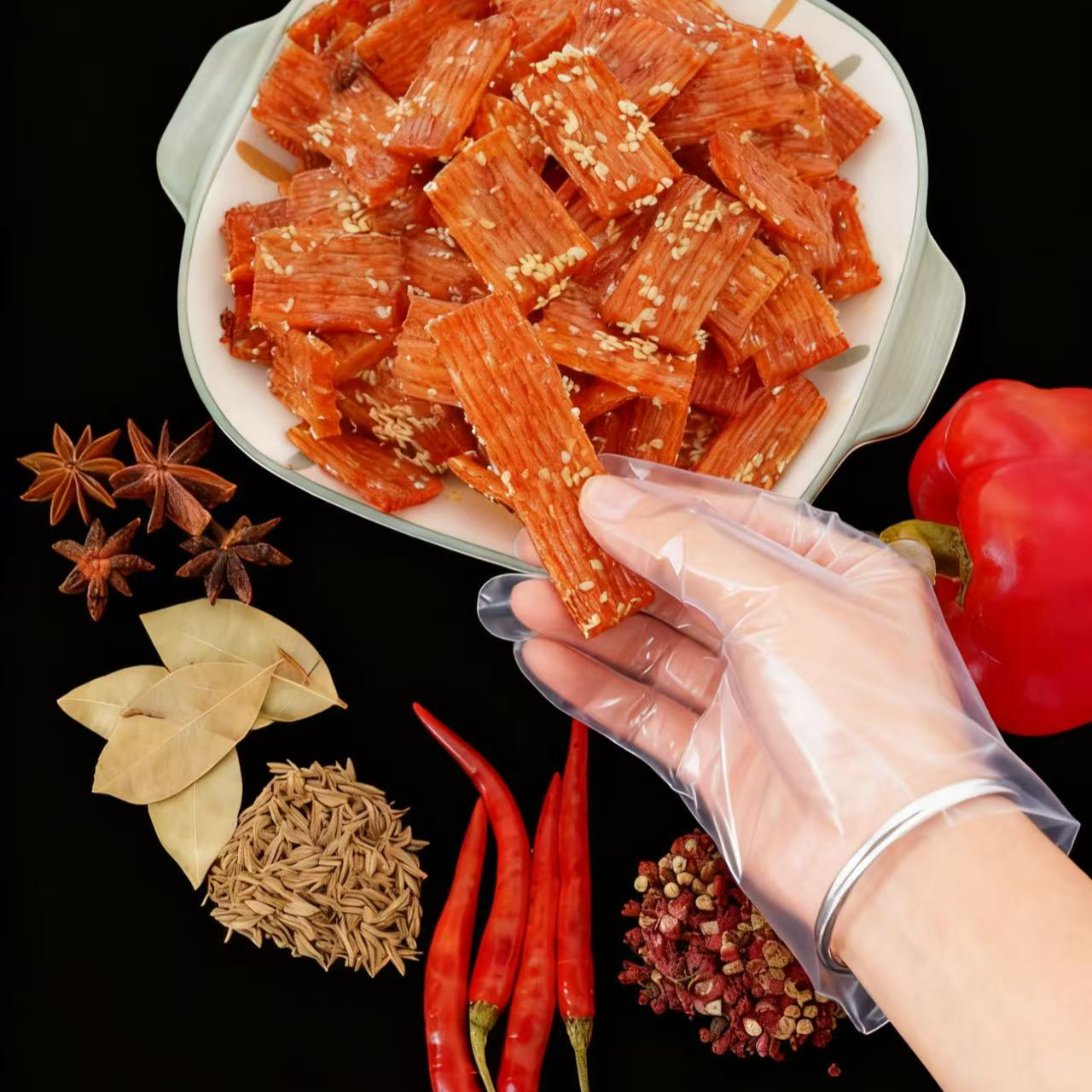 怀远一品清真洒千慧辣条辣条丝辣片休闲食品拍一发10