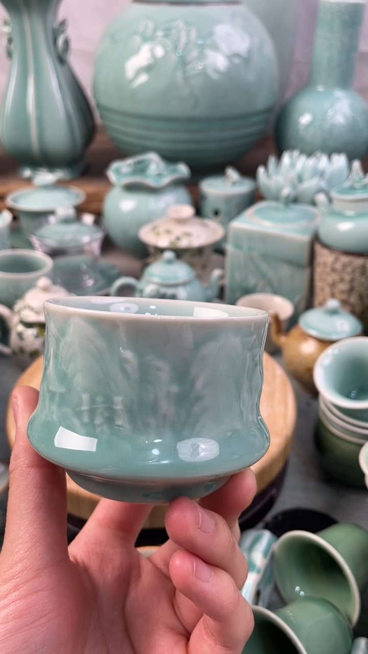【闪购商品】正品 慧仙青瓷 主人杯