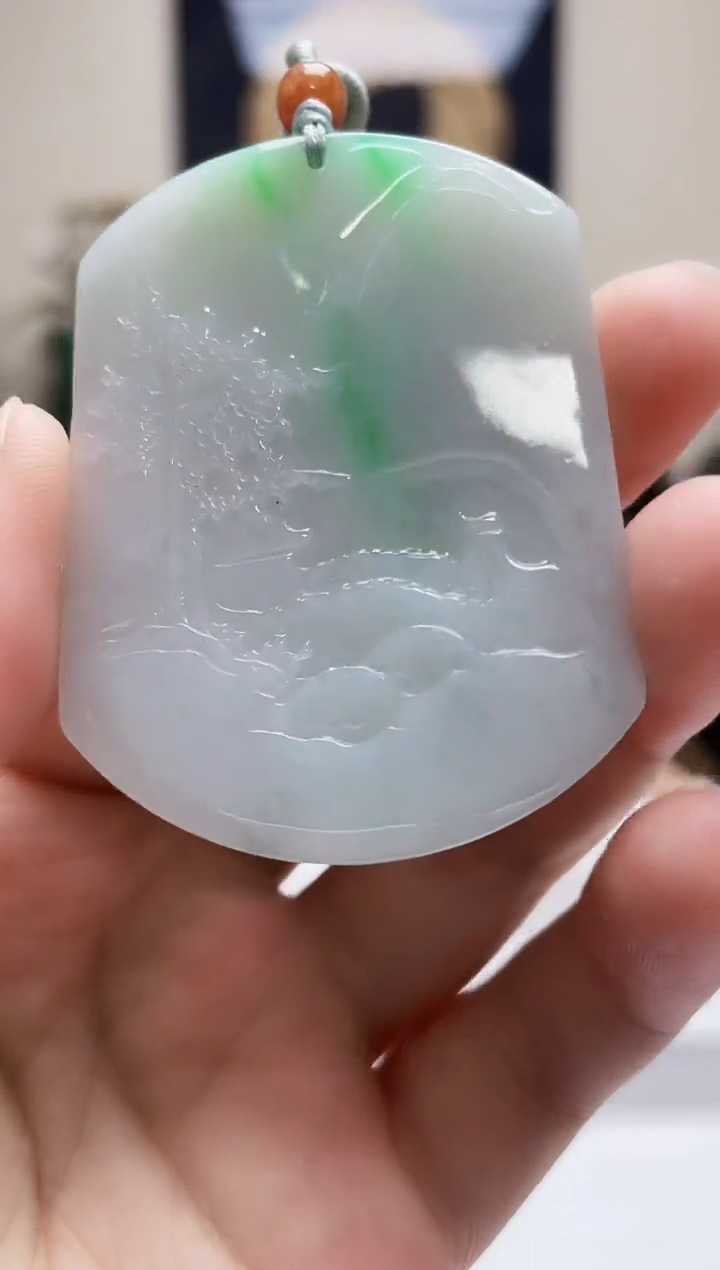 未镶嵌定制翡翠吊坠55