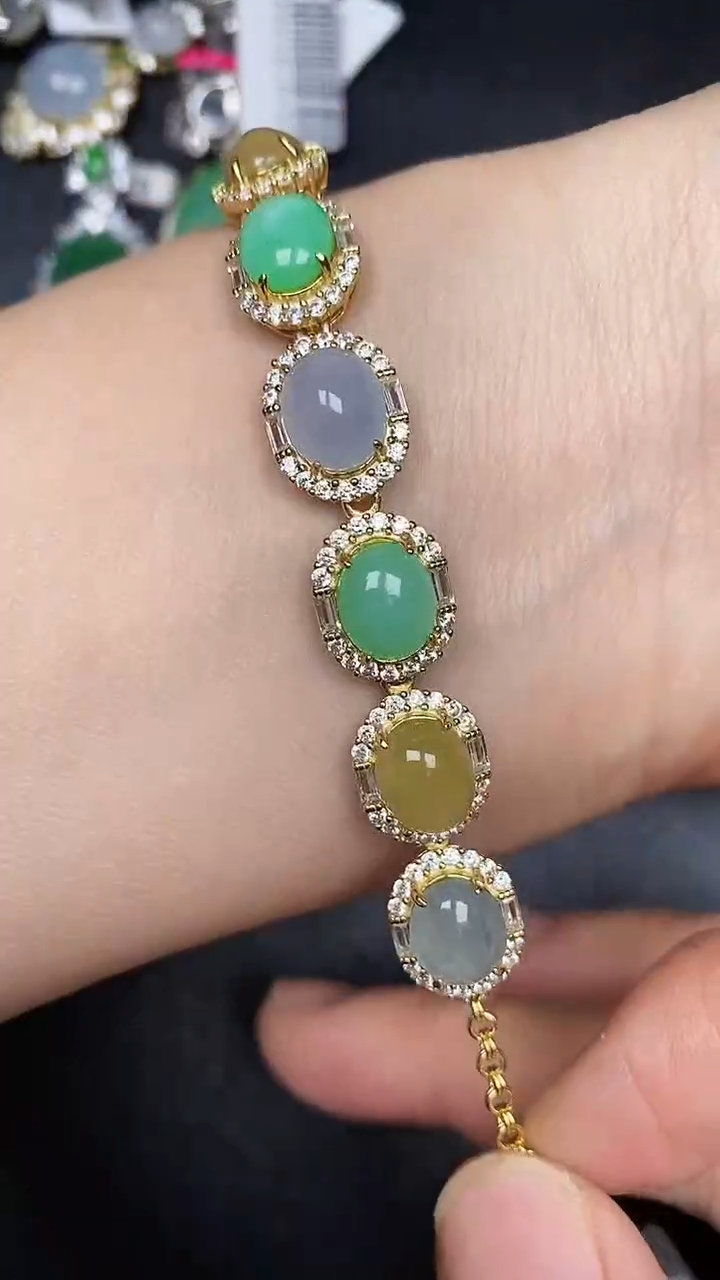 银S925镶嵌戒指翡翠3960