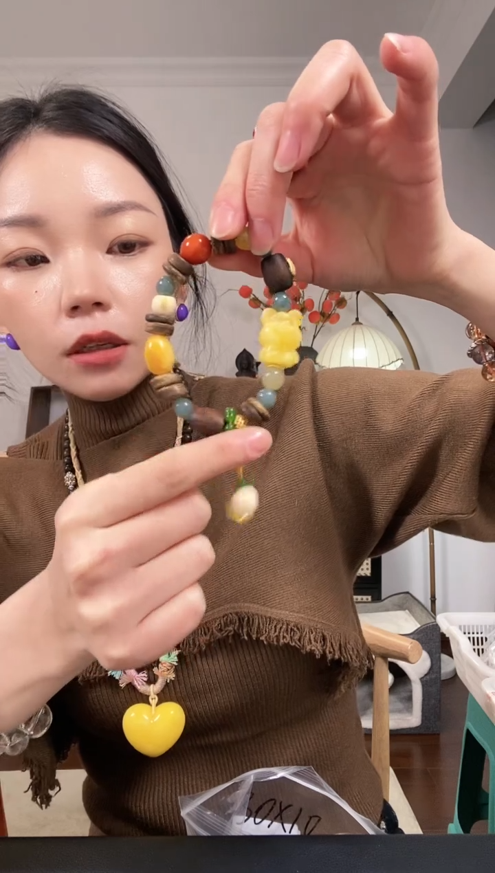 【闪购商品】琥珀颈饰未镶嵌Q247QQQQQ