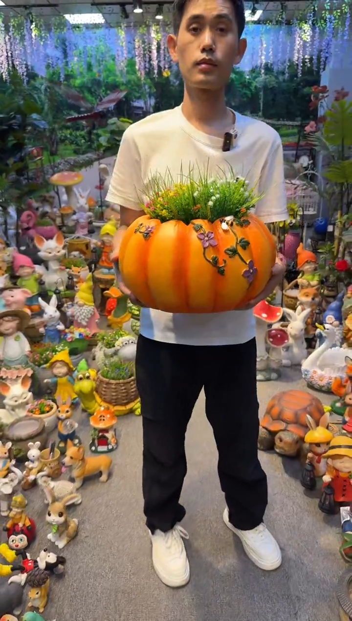 无花朵花园庭院摆件&00&